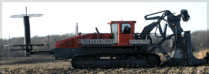 Ingraham Construction Tiling Plow